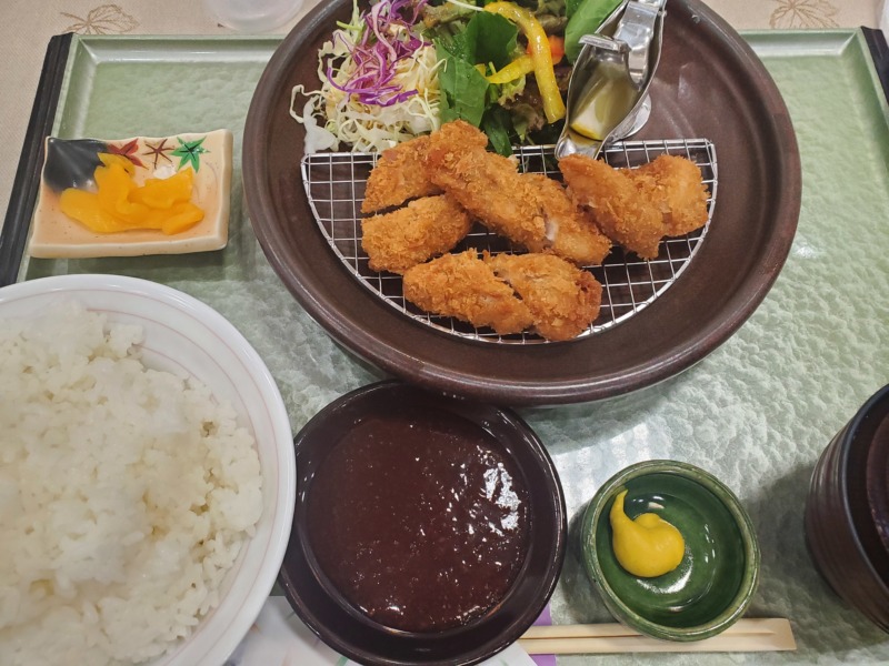 サービスエリアで食べたヒレカツ