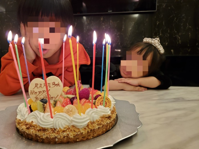 3歳お誕生日ケーキ