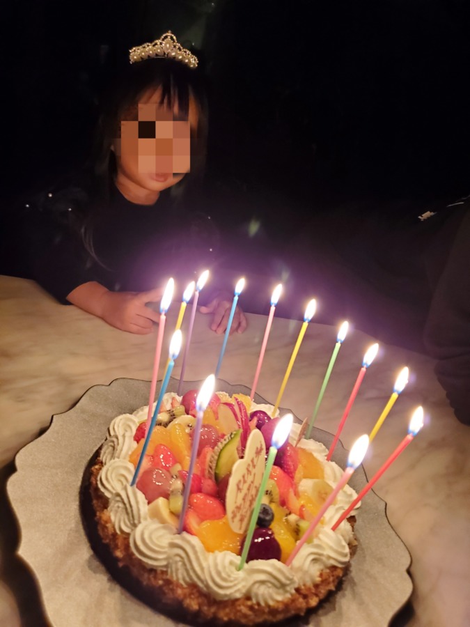 3歳お誕生日ケーキ