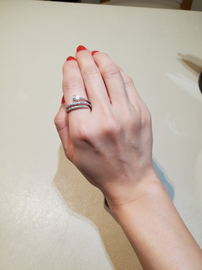 Cartier指輪【つけ比べ】❤ラブリングにジュスト、マイヨンパンテール可愛い❤｜KISAKI AIRI