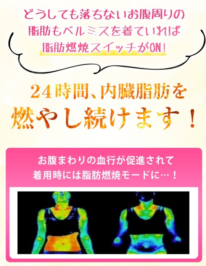 ベルミススリムトップの脂肪燃焼効果