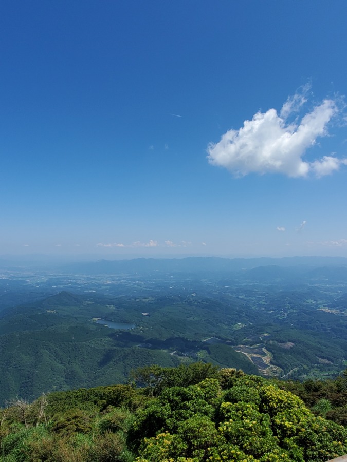 別府ロープウェイの頂上