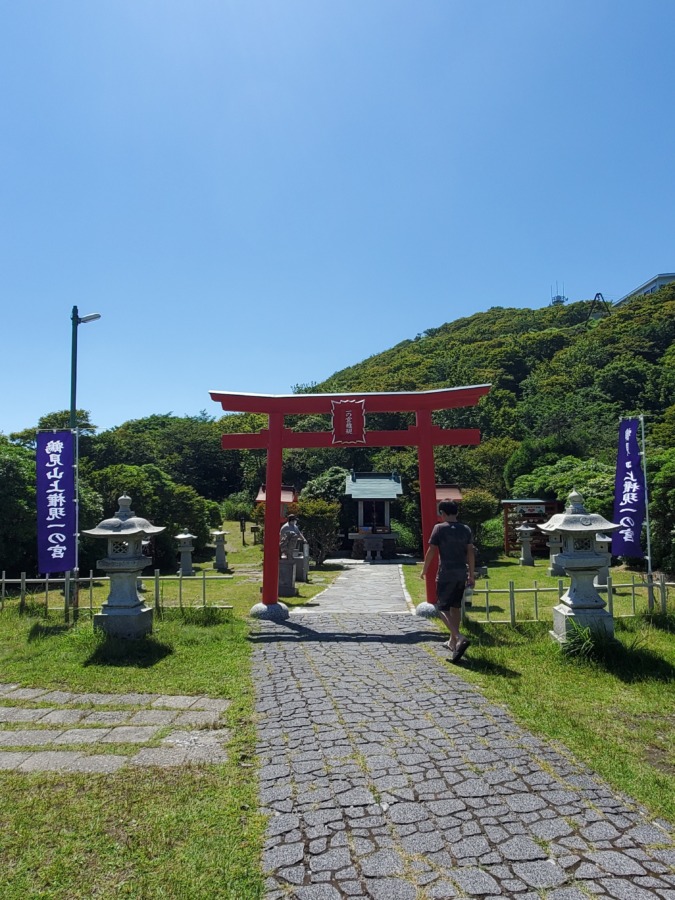 別府ロープウェイ頂上の神社